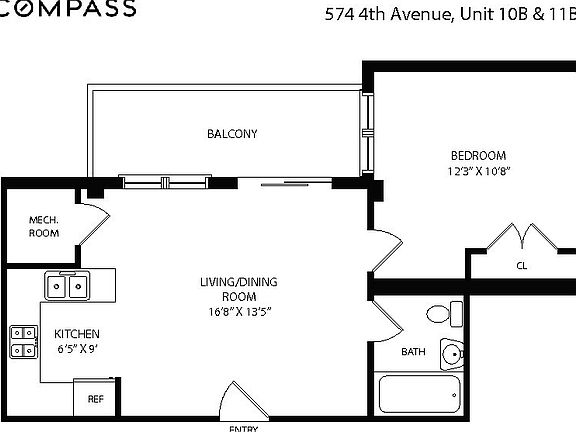 2nd image of 574 4th Ave APT 11B