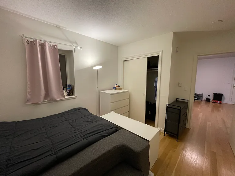 bedroom to living room view