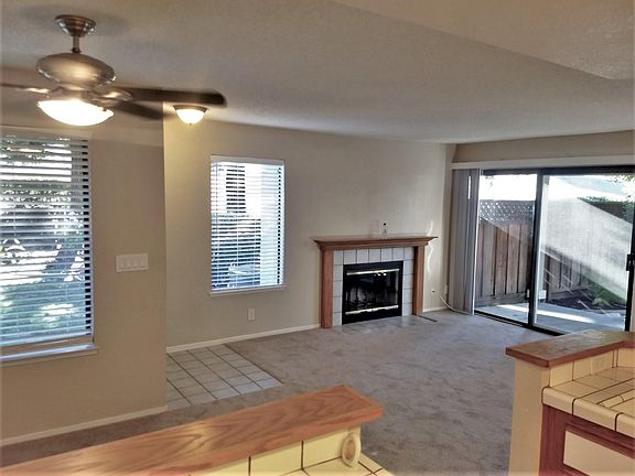 Fireplace in the living room