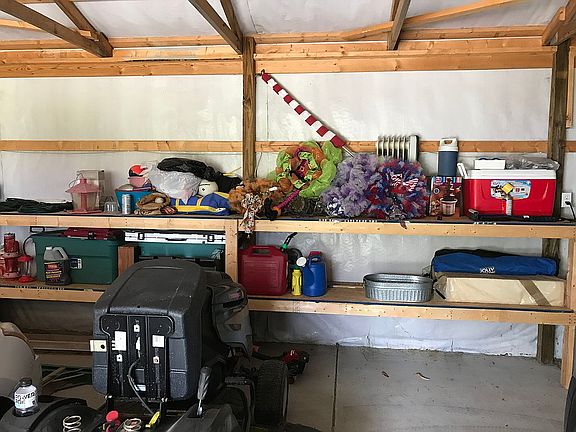 Garage shelves