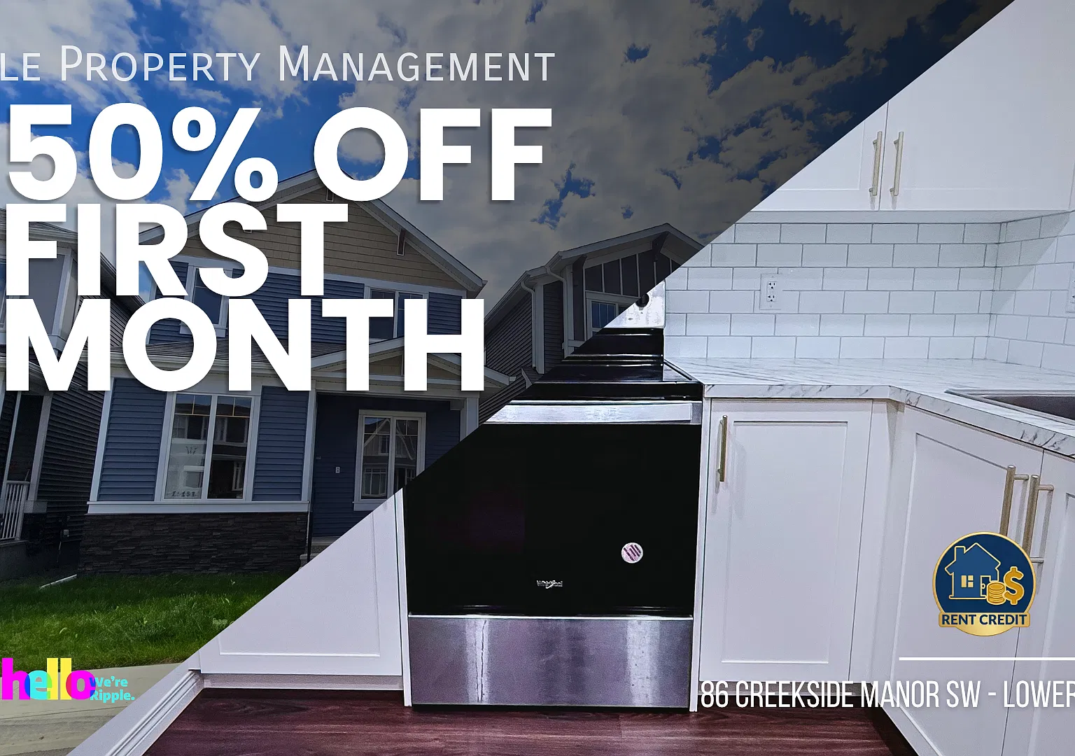 Modern 2 Beds, 1 Baths Single- Family- Lower Unit | Welcome Offer for early move-in — Photo 1