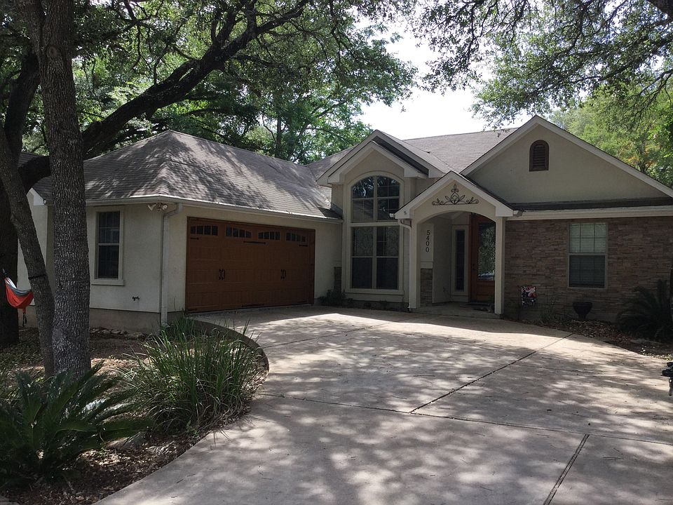 Front with 2 car garage