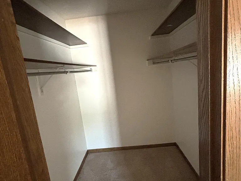 Second bedroom walk-in closet