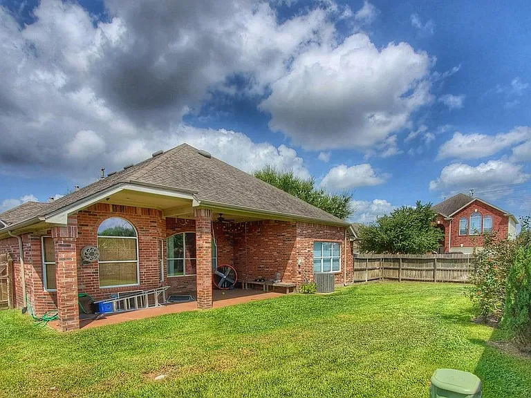 Large covered patio