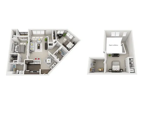Floor plan Bennett Loft (B2DL)