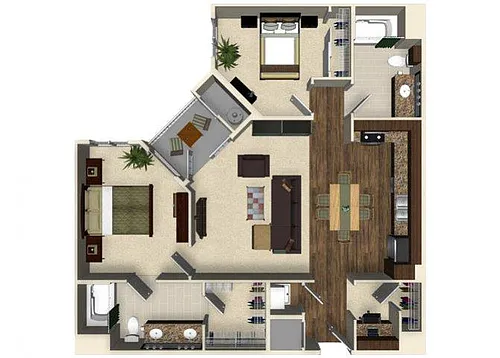 Floor plan B3B