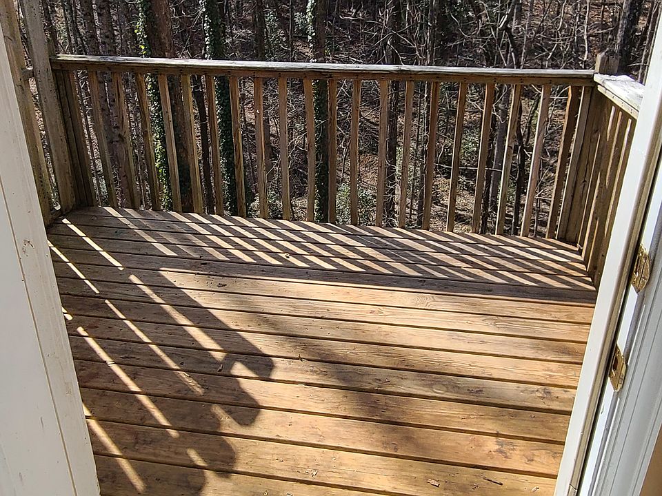 Back Deck overlooking woods
