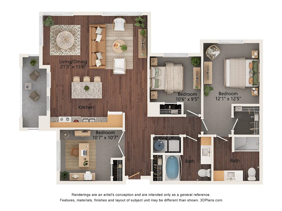 Floor plan 3A