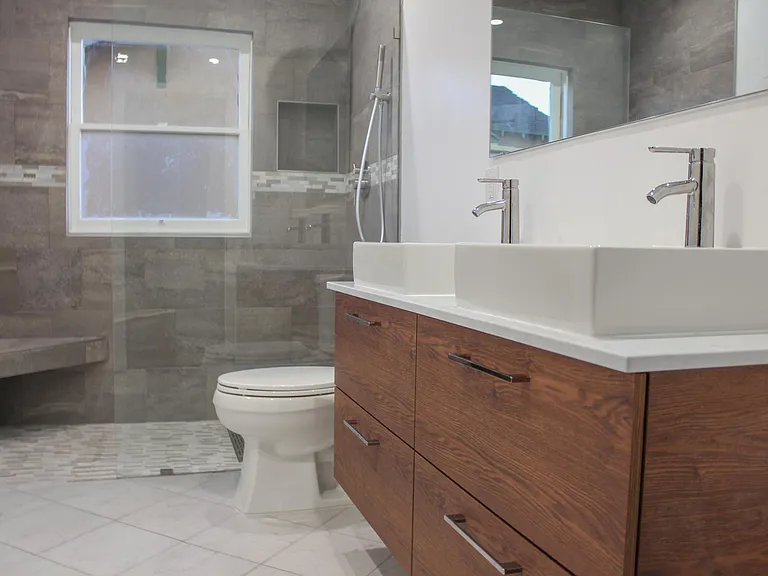 2nd floor bathroom - walk-in shower