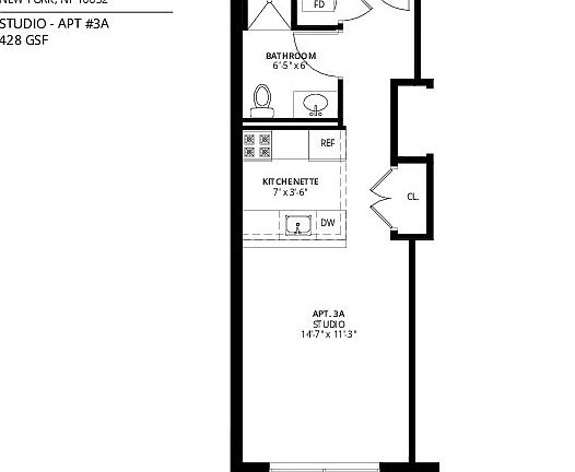 2nd image of 1950 Amsterdam Ave #3A