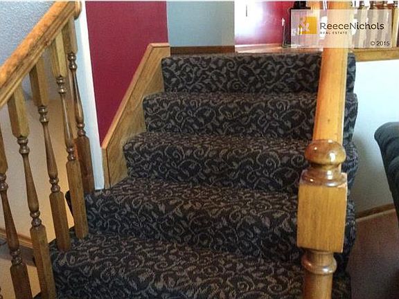 New carpet on stairs and hall.