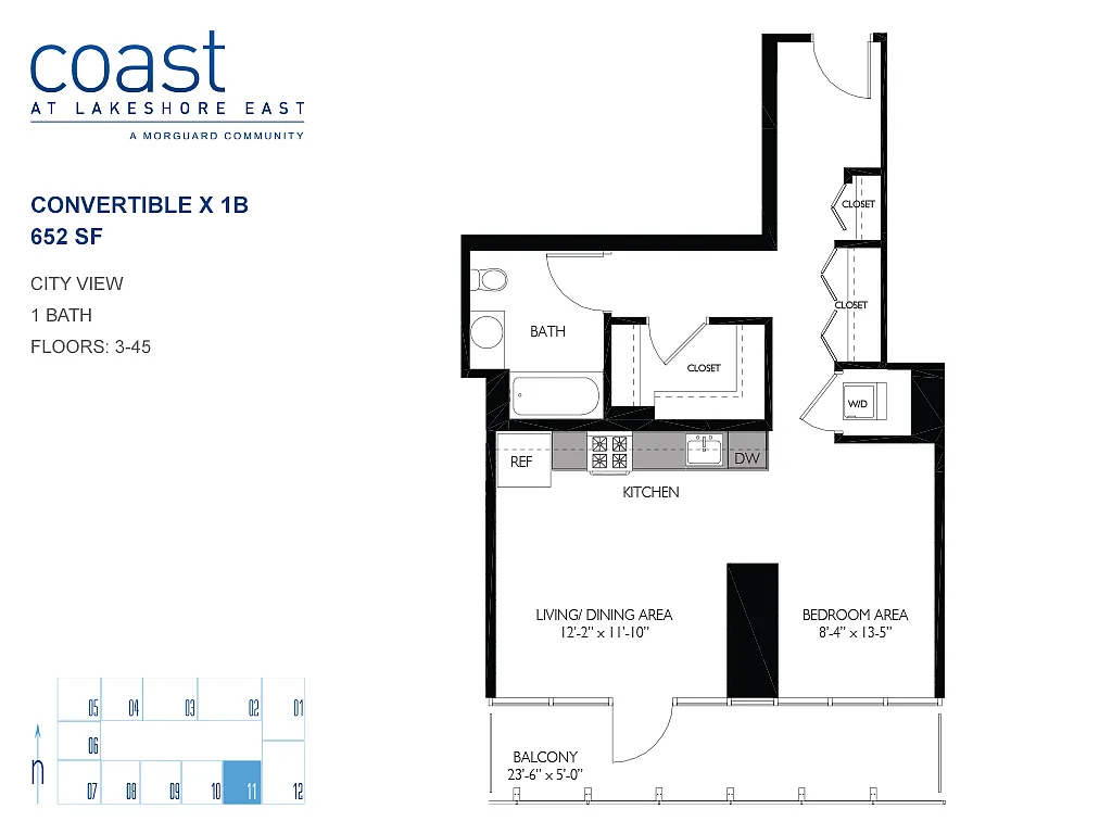 Floor plan Cx1B