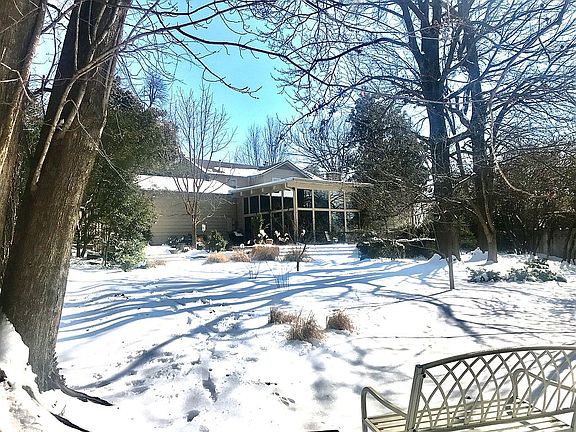 Back patio landscape