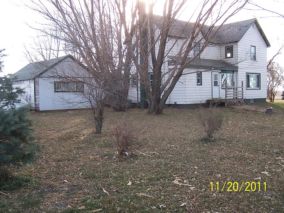 North side of the house