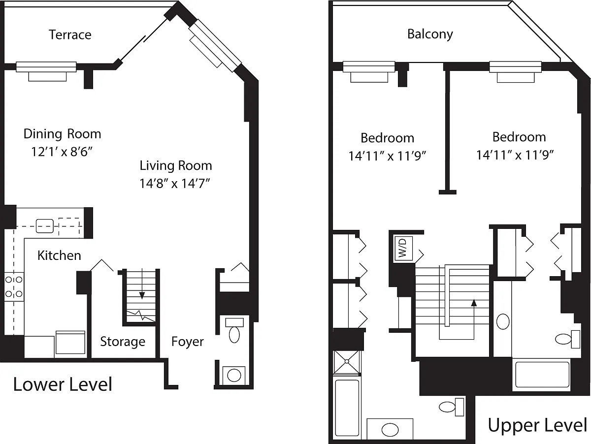 Floor plan CDP with Terrace