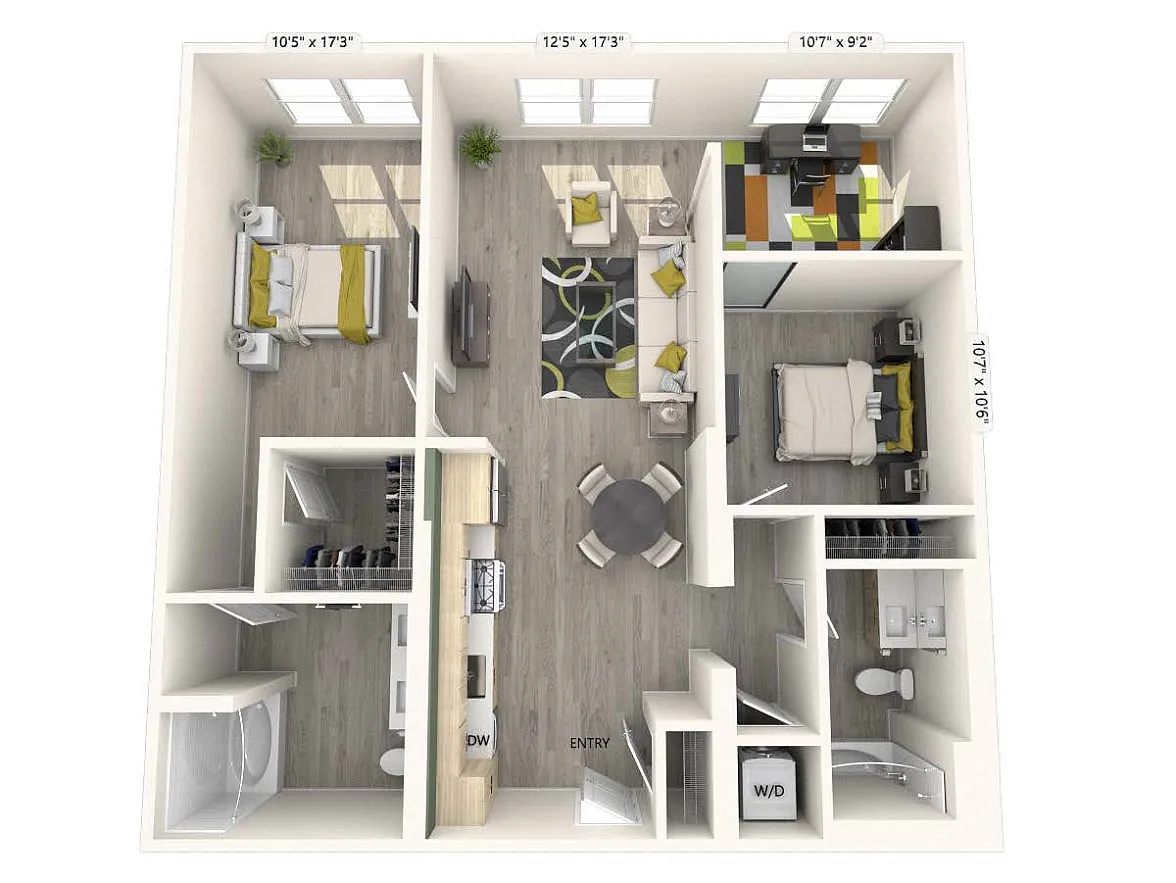 Floor plan 351