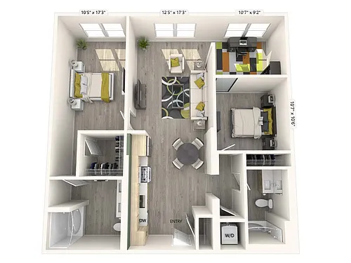Floor plan 351