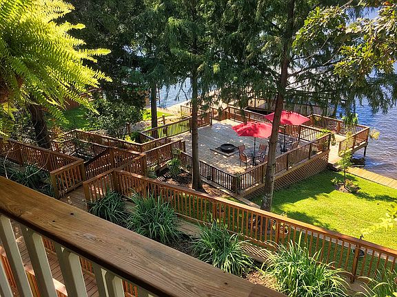 Looking off the huge porch