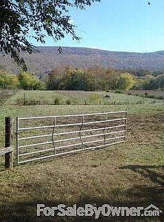 Metal gate at entrance to property