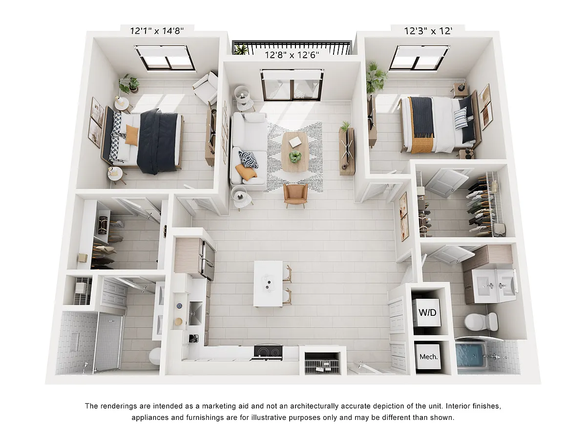 Floor plan Model B