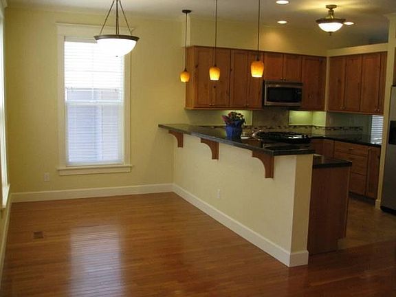 Eating area off of kitchen