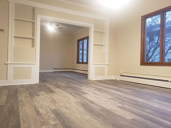 Walk into the living room. Dining room ahead.