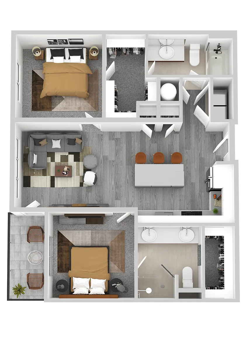Floor plan B3