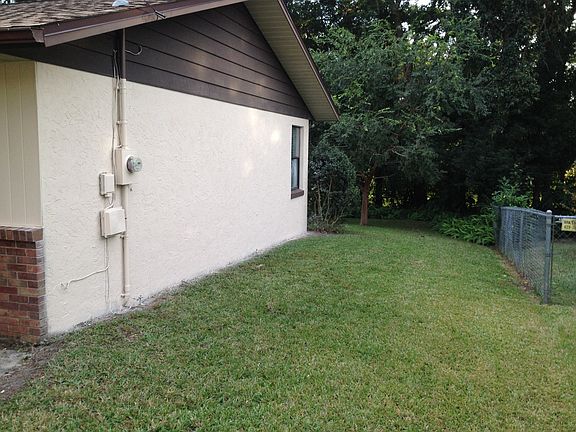 West side of house