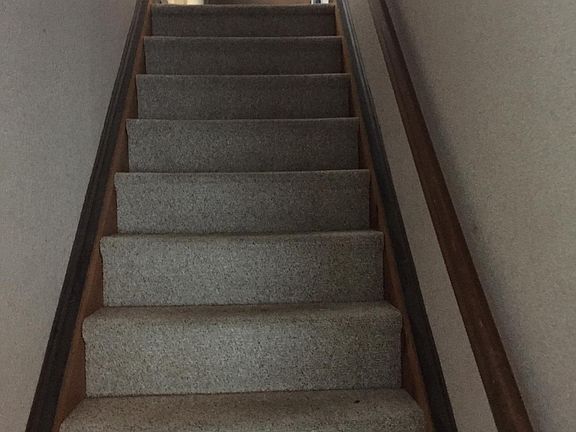rear stairs to apt