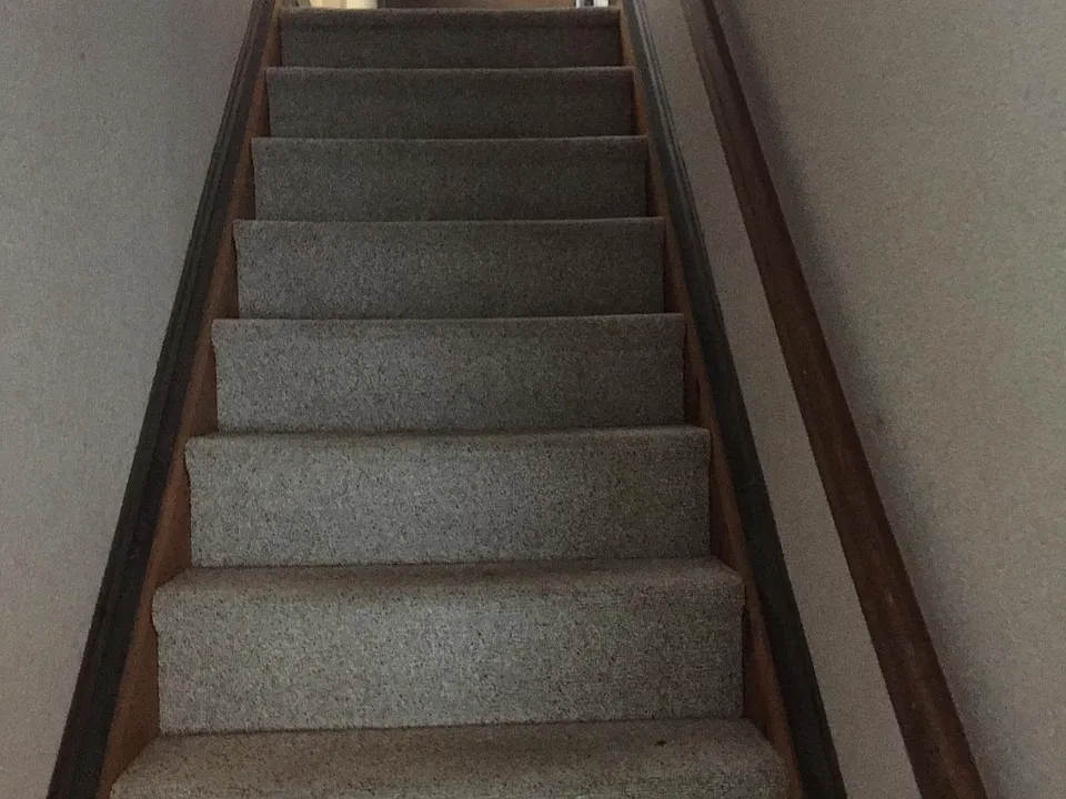 rear stairs to apt