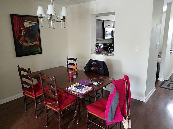 Furnished dining room