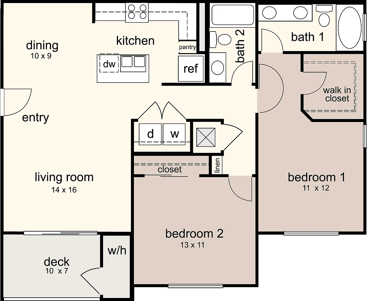 Floor plan B3