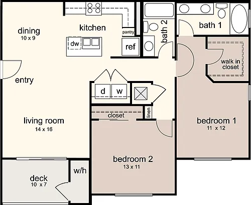 Floor plan B3