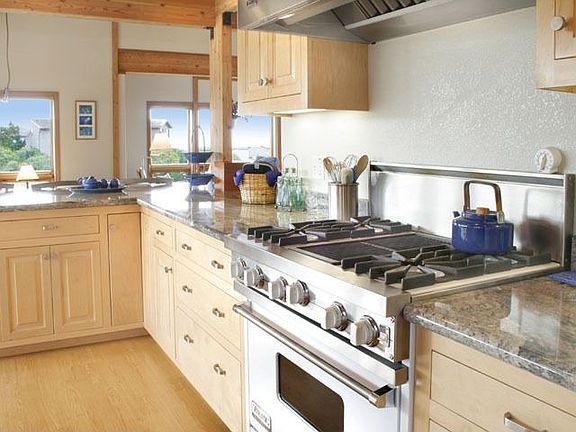 Kitchen with professional range