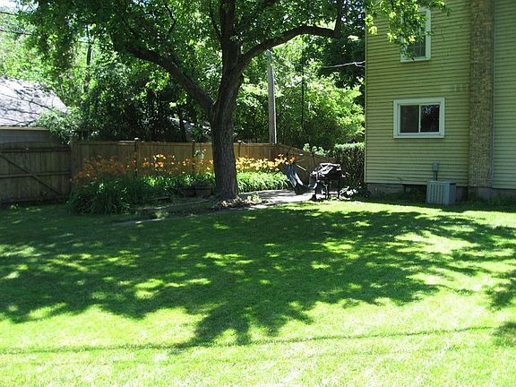 Huge backyard with patio area