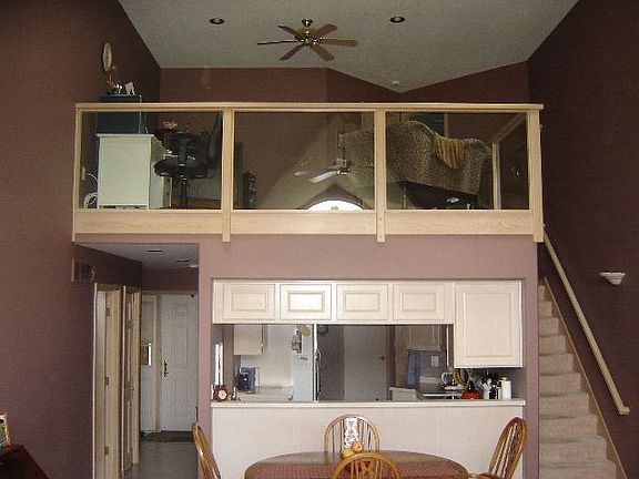 loft with bedroom and bath