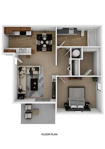 Floor plan 1 Bedroom