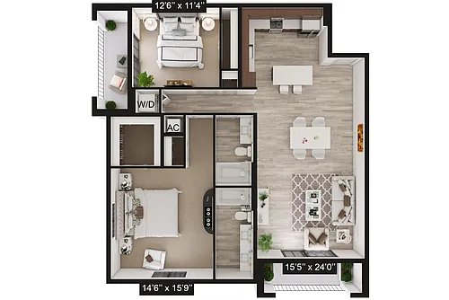 Floor plan B2