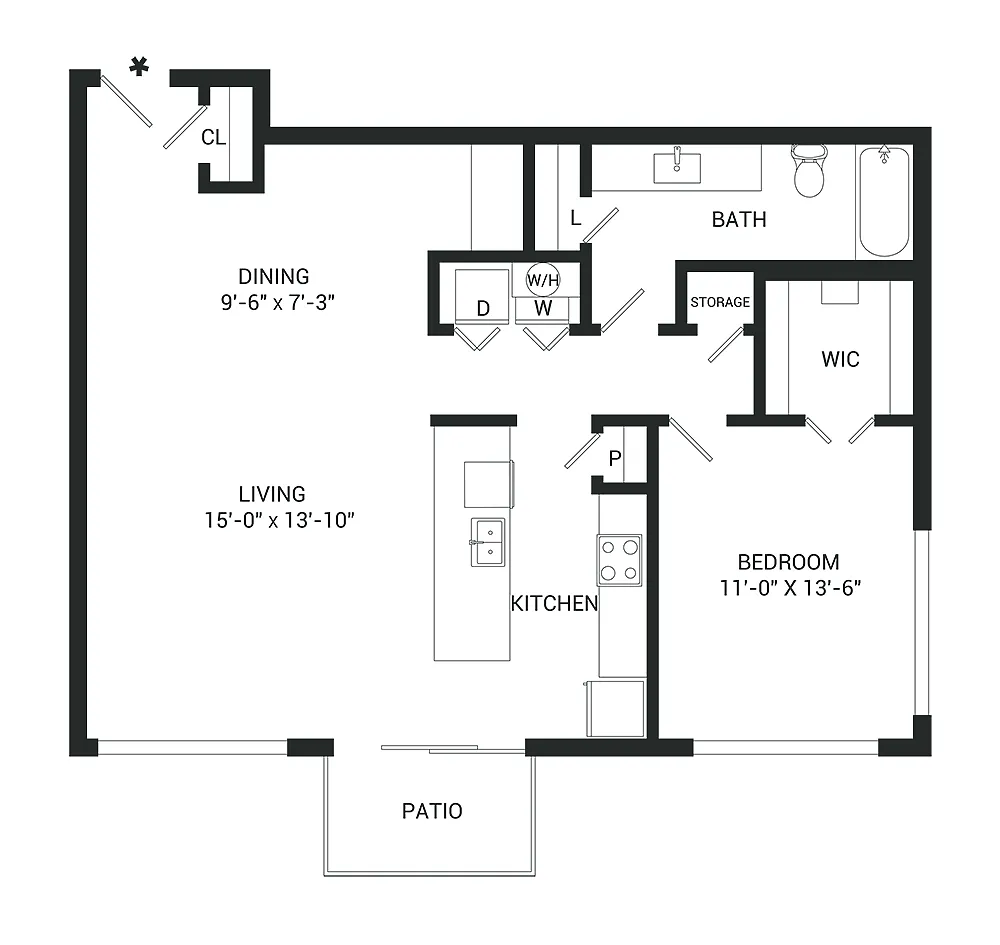 Floor plan Amber