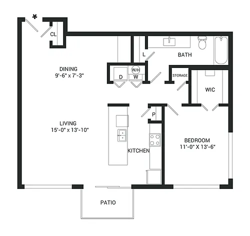 Floor plan Amber