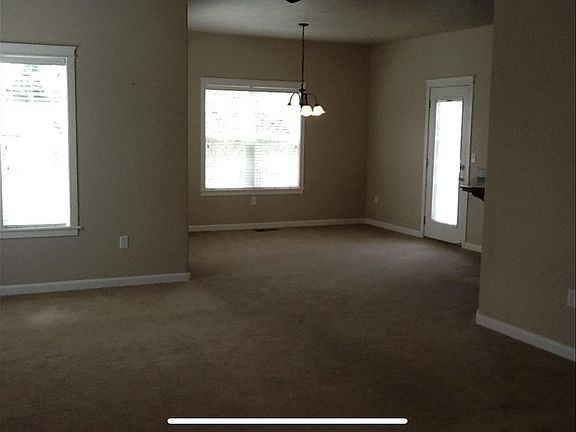 From entry looking into living and dining rooms.