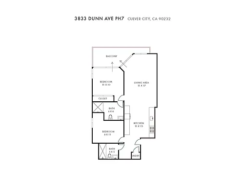 Floor plan 3833-2BR-B2