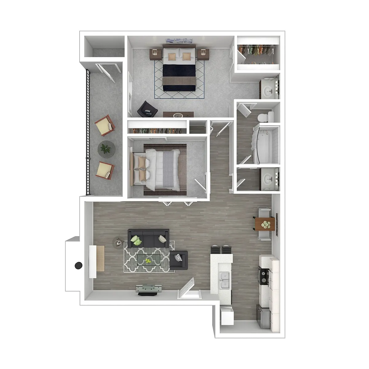 Floor plan B2 Traditional