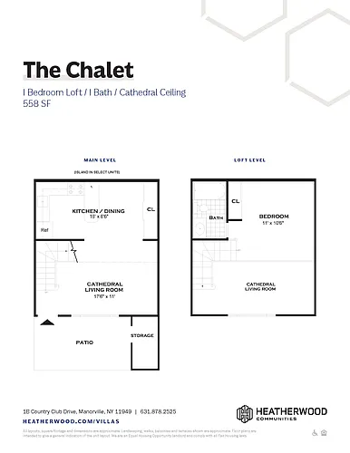 Floor plan The Chalet