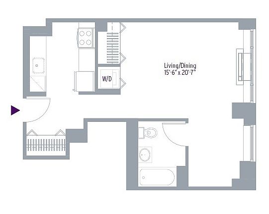 2nd image of 310 E 2nd St APT 6E