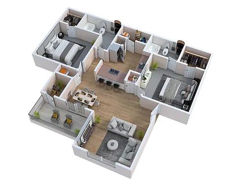 Floor plan The Mojave