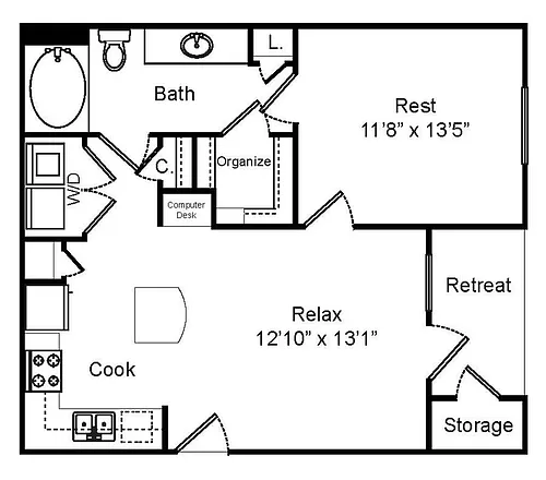 Floor plan A1
