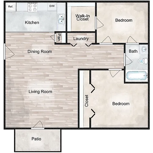 Floor plan The Dogwood/The Knox