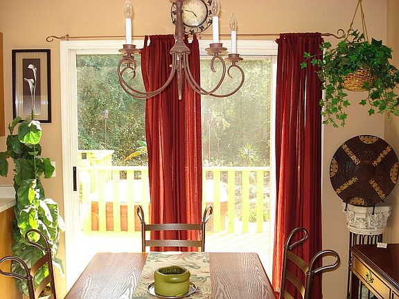 looking into back yard