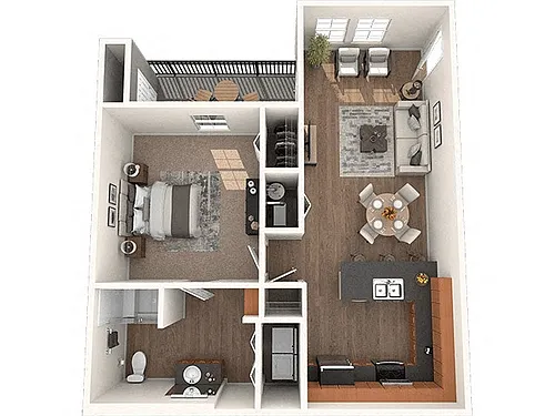 Floor plan Mt. Evans Affordable